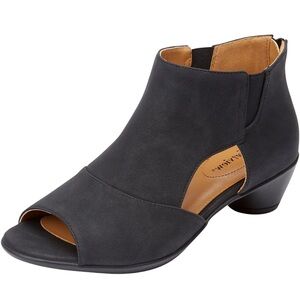 Comfortview The Ophelia Shootie Women’s SZ 7 Charcoal Ankle Low Heel Booties